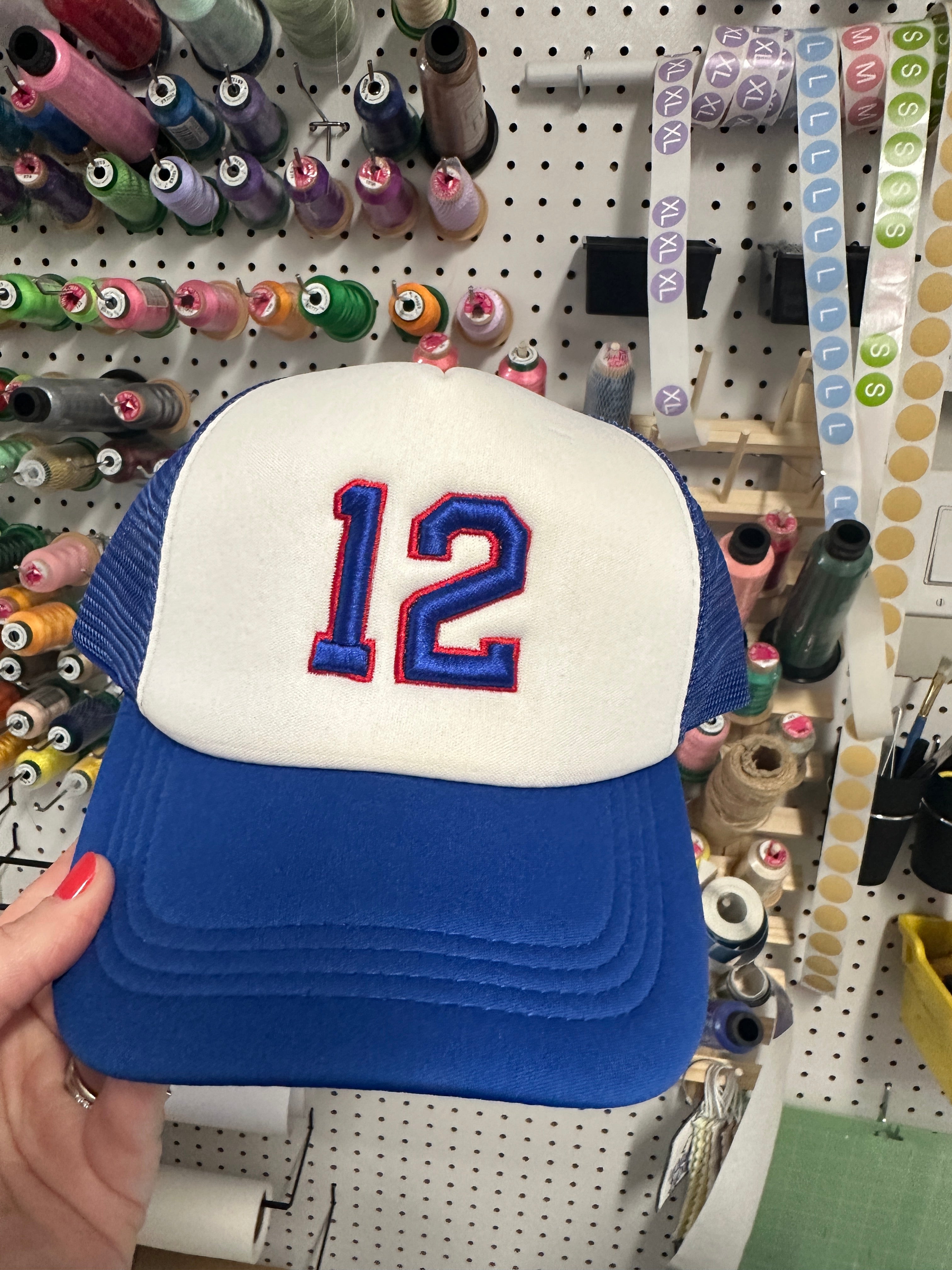 Custom Player Number Hat