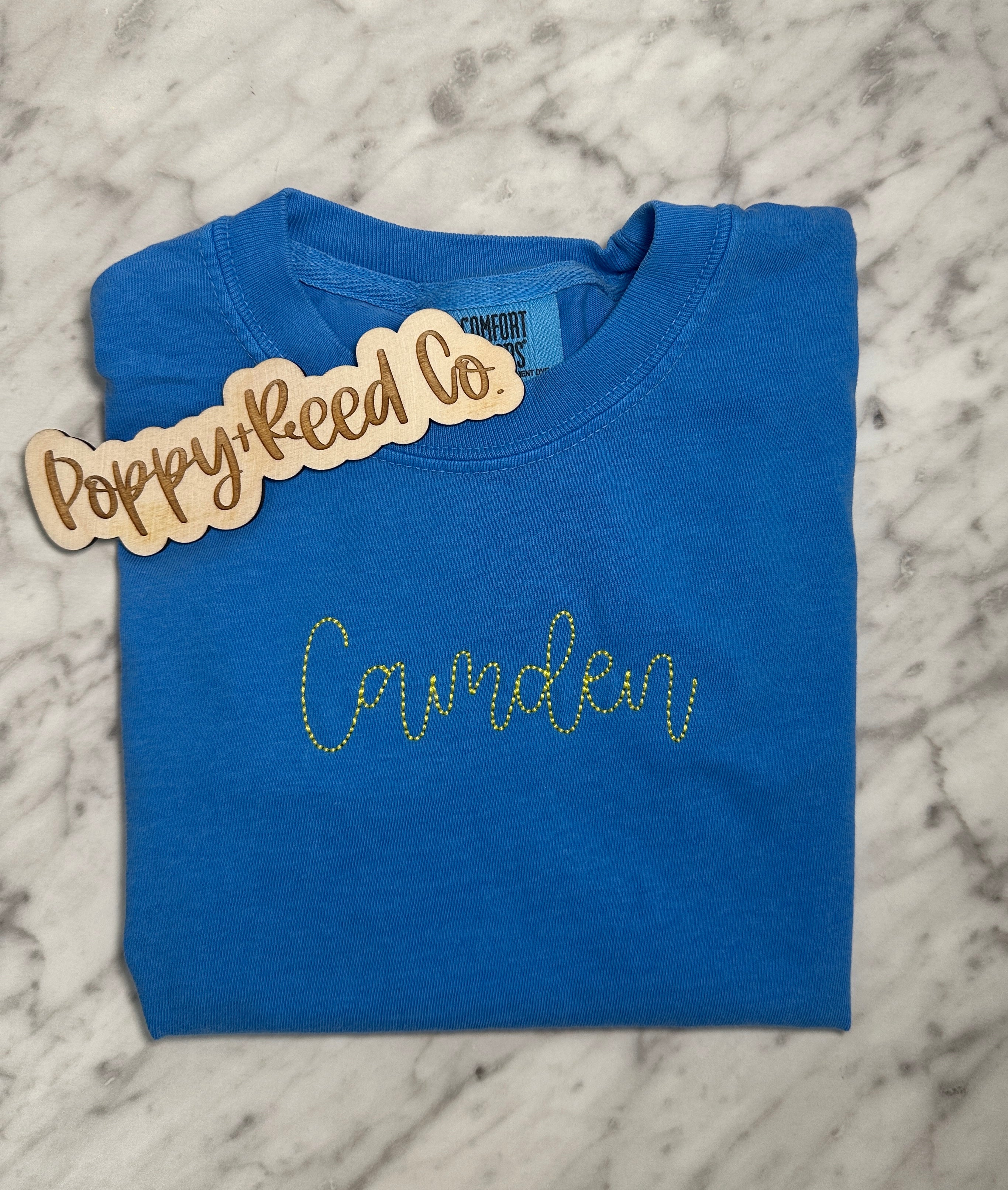 Simple Embroidered Name Tee
